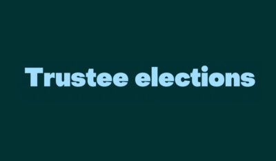 Trustee elections (screenshot from CIOF's website, June 2022)