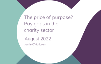 PBE report cover on charity pay