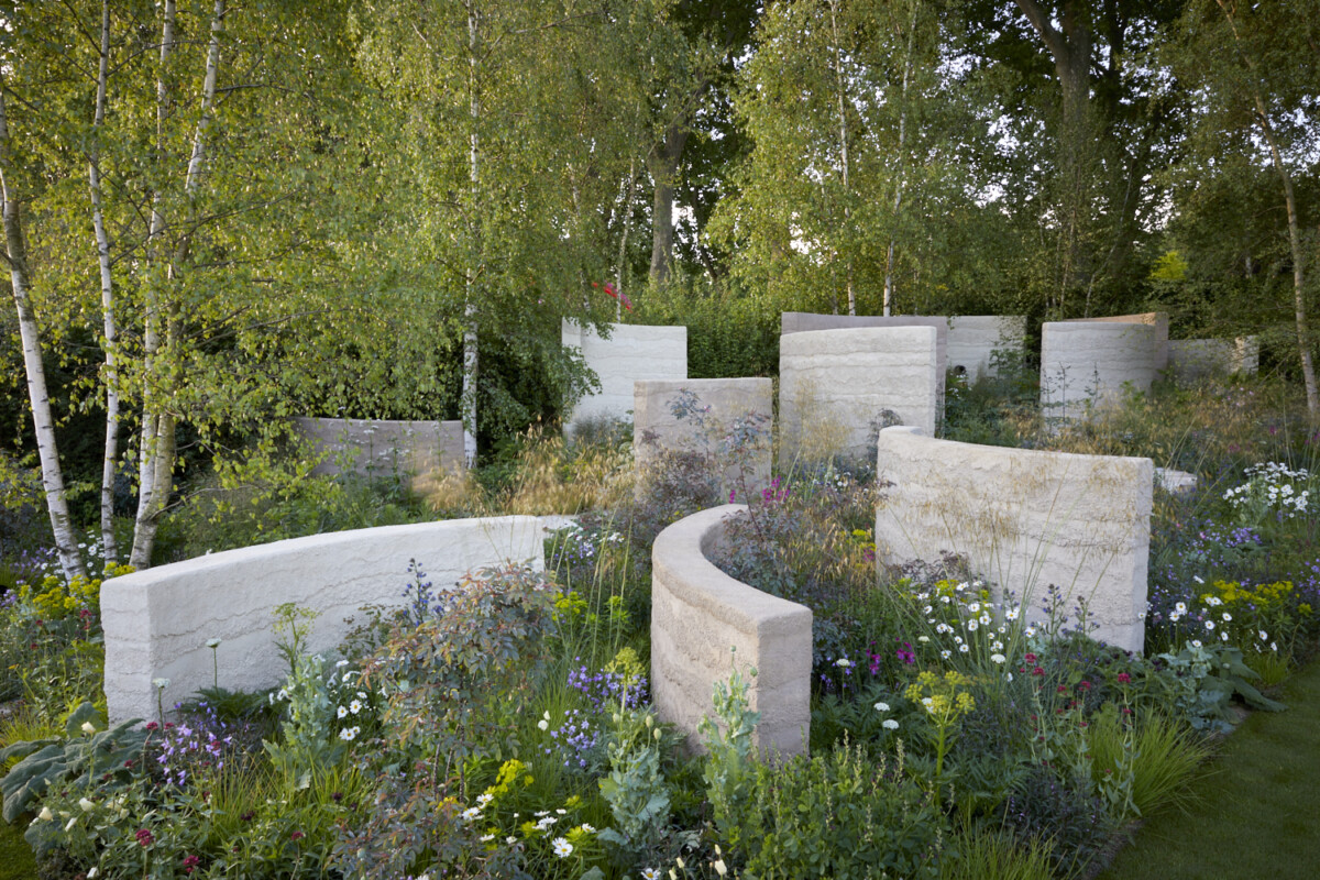 Project Giving Back funded garden at RHS Chelsea Flower Show 2022. Copyright: Britt Willoughby Dyer