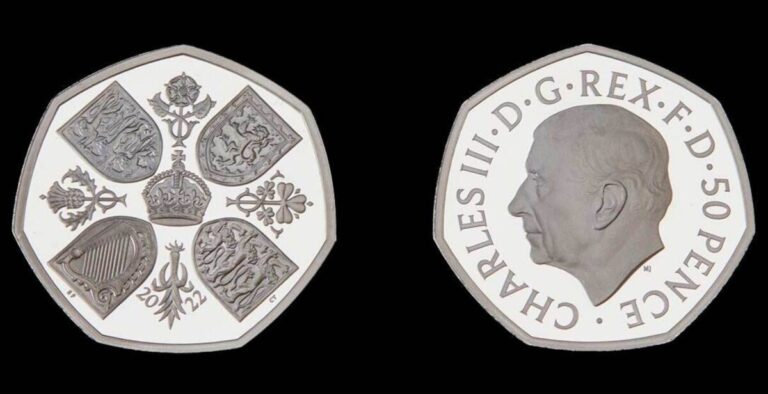 King Charles III coin. Copyright: Royal Mint