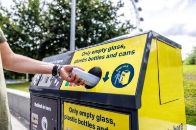 Hubbub Lambeth new solar-powered recycling bins