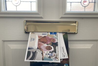 Direct mail coming through the letterbox