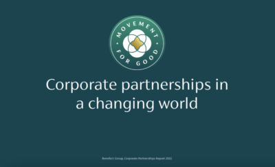 Corporate partnerships in a changing world report cover