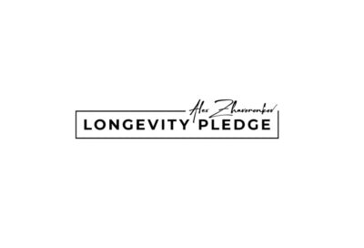 Alex Zhavoronkov's Longevity Pledge logo