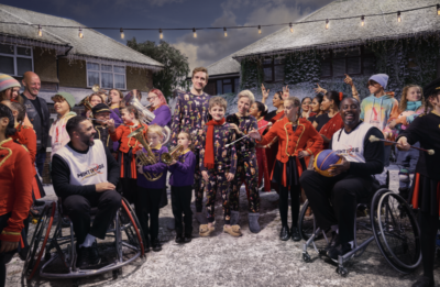 Some of the stars of M&S Clothing & Home's Christmas ad