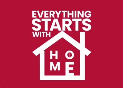Everything Starts With Home - logo for 2022 BBC Radio 4 Christmas Appeal
