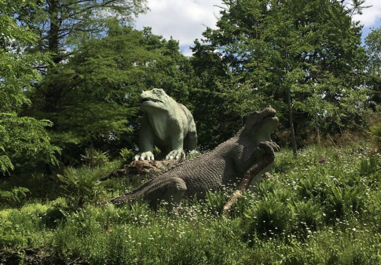 Crystal Palace park dinosaurs. Copyright: Melanie May