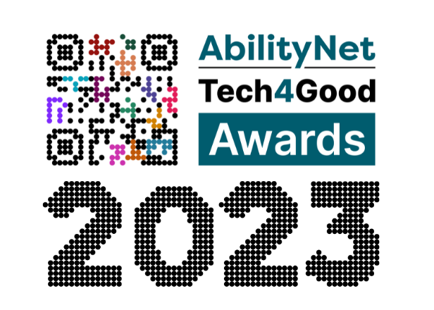 AbilityNet and Tech4Good Awards 2023 logo