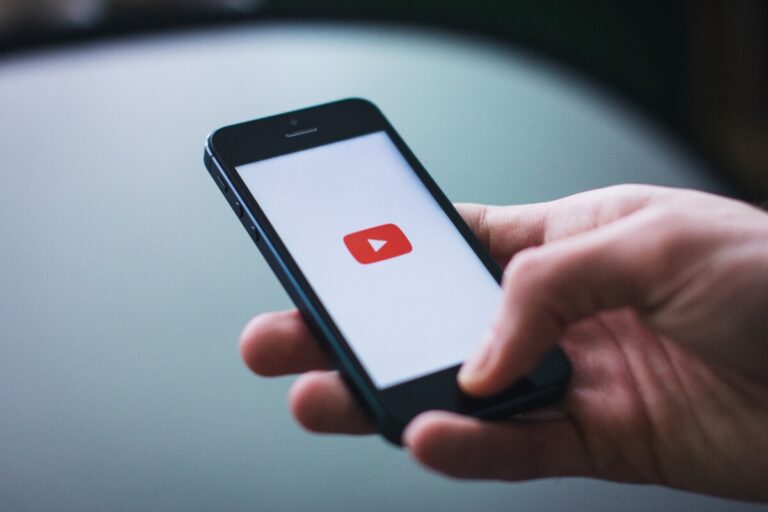 YouTube on a phone. By freestocksorg on Pexels