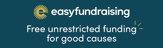 Easyfundraising logo - free unrestricted funding for good causes
