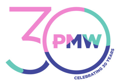PMW 30th anniversary logo