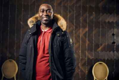 Andy Cole at the Alderley Edge Hotel in Cheshire. Christopher Thomond for The Guardian.