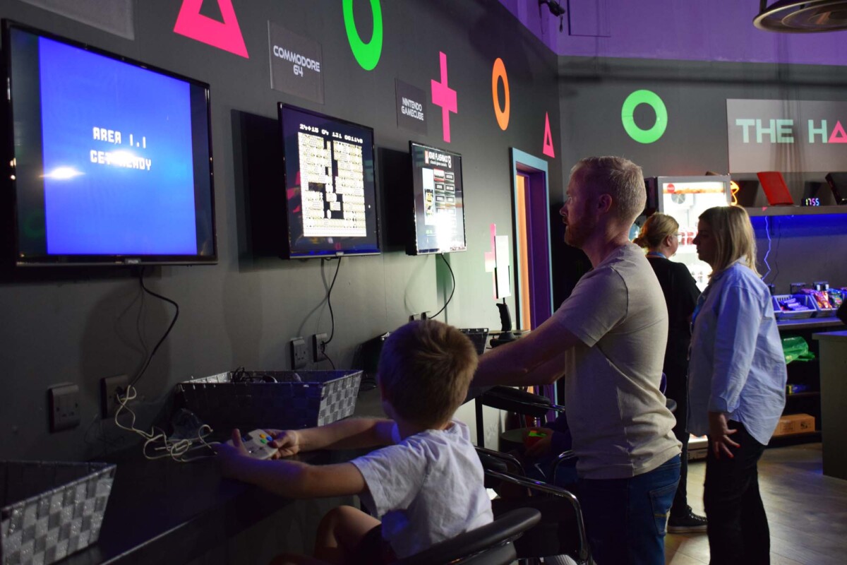 Willen Hospice's new gaming shop, The Hangout