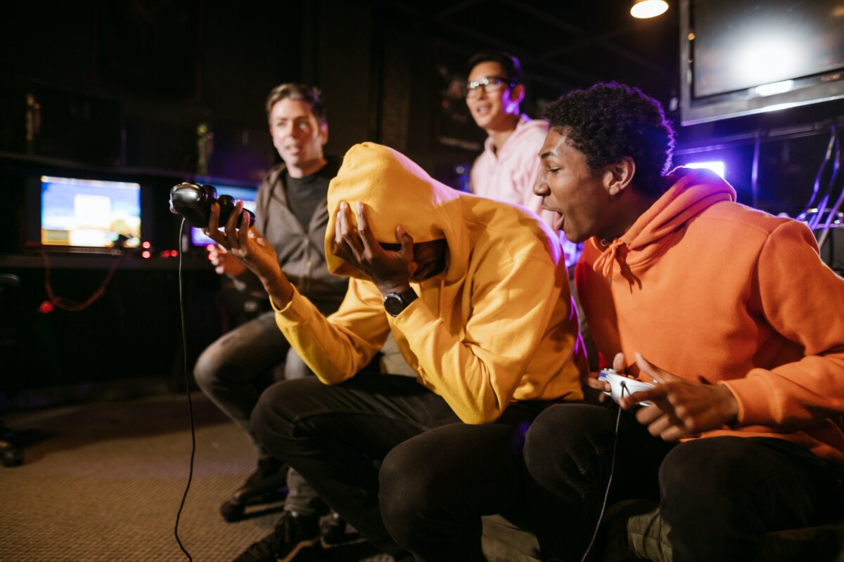 Young men playing video games. By RDNE Stock Project on Pexels