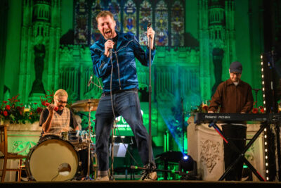 Kaiser Chiefs perform during Nordoff and Robbins 2023 annual fundraising Christmas Carol Service. Credit: Matt Crossick/PA Wire