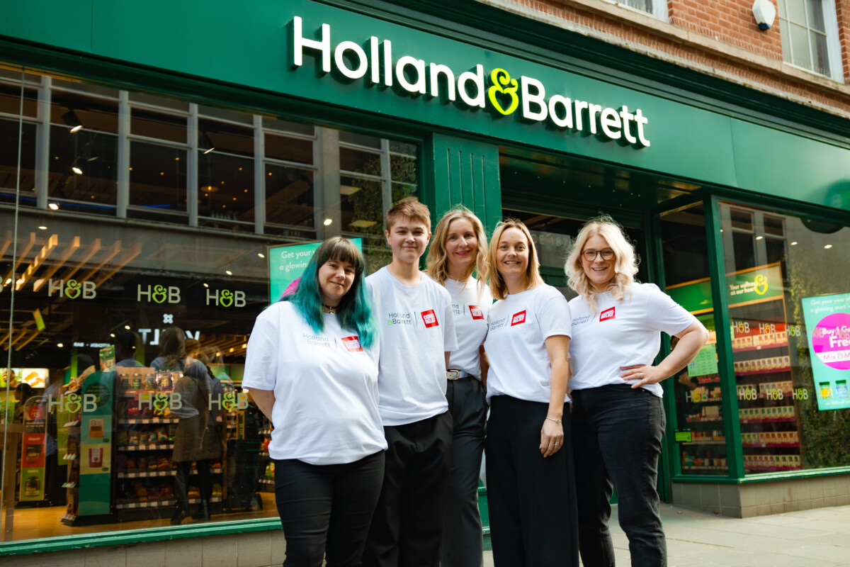 Holland & Barrett team outside one of the stores