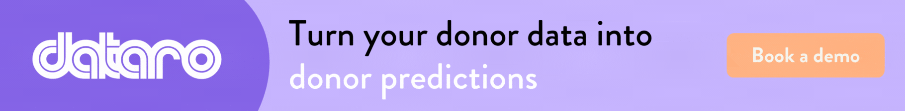 Dataro - turn your donor data into donor predictions