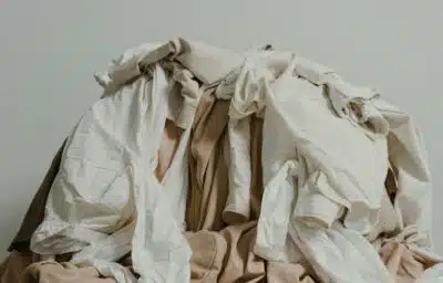 A pile of clothes. By Ron Lachs on pexels