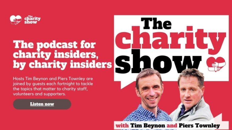 Banner for The Charity Show podcast