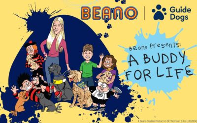 Guide Dogs partnership sees special comic strip feature in this week's Beano