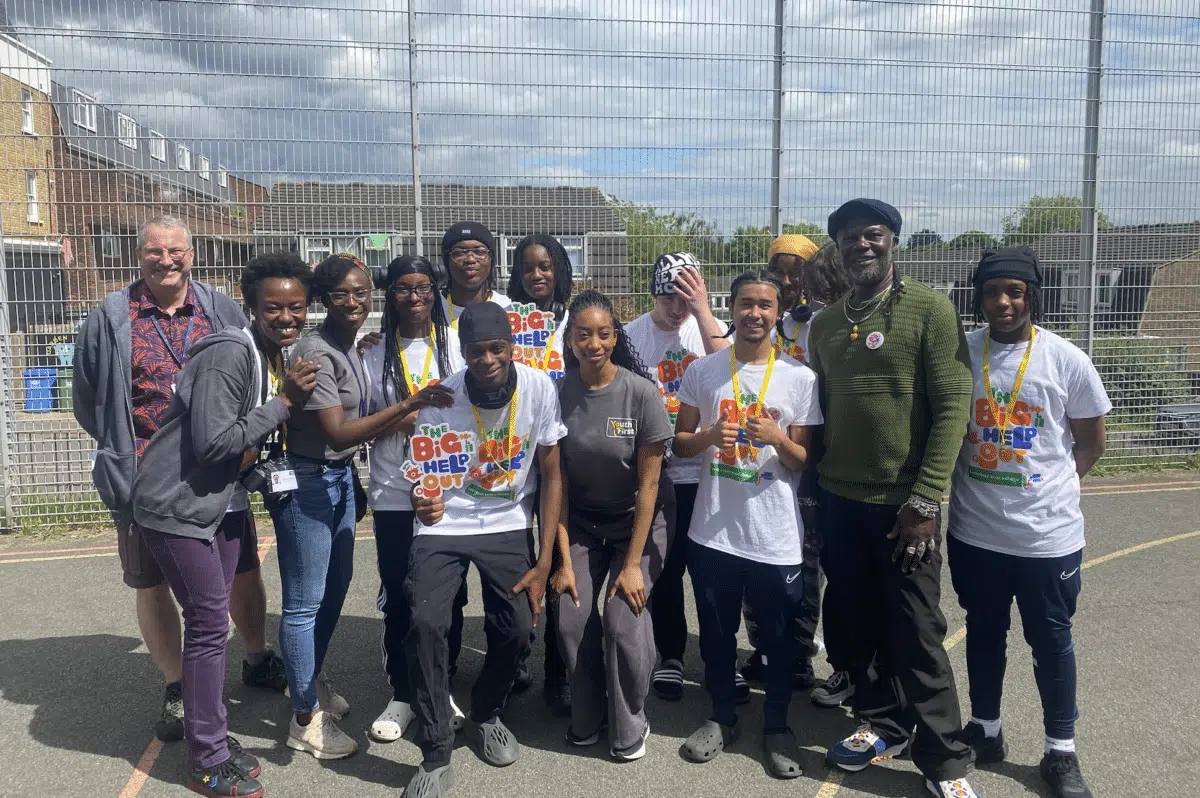 Levi Roots visits Youth First's Volunteering Programme