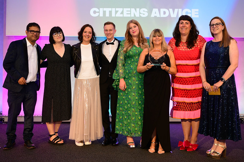 Citizens Advice team at the 2024 National Fundraising Awards