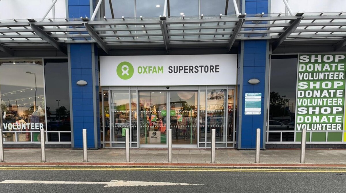 Front of the new Oxfam Manchester Superstore CREDIT OXFAM