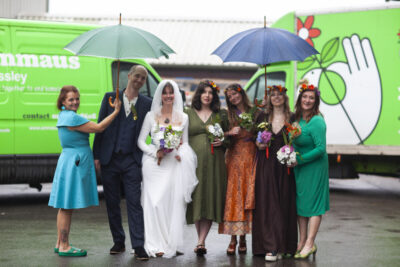 Couple holds charity shop wedding