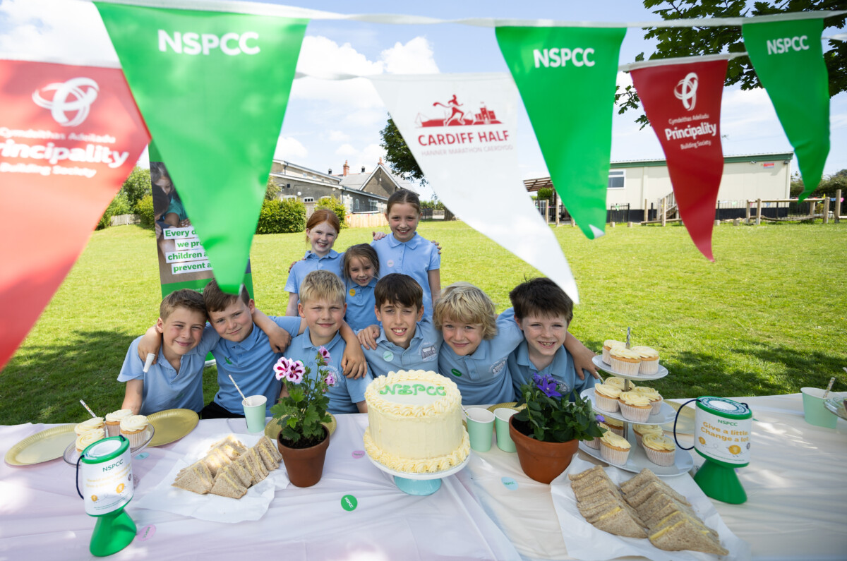  Run 4 Wales - NSPCC children’s tea party at Llangan Primary School