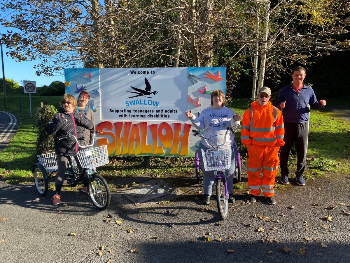 Swallow charity - winners of Jorvik Tricycles competition