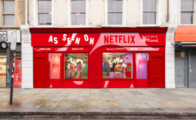 As Seen on Netflix pop-up to sell items from top shows in benefit of Mind