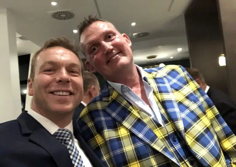 Sir Chris Hoy and Doddie Weir