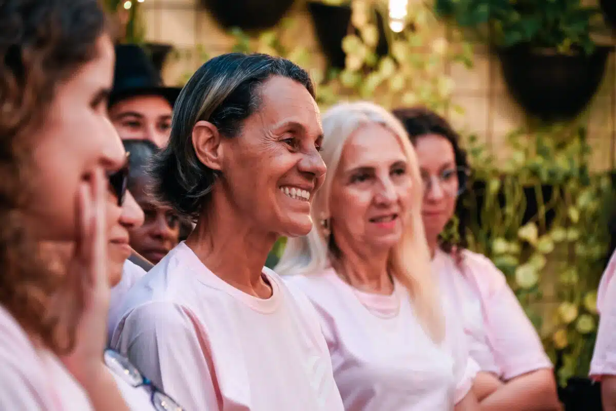 A group of women smiling - from The Caring Family Foundation