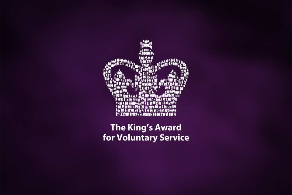 King's Award for Voluntary Service logo