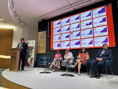 Alan Clayton delivers the CCE lecture on fundraising growth