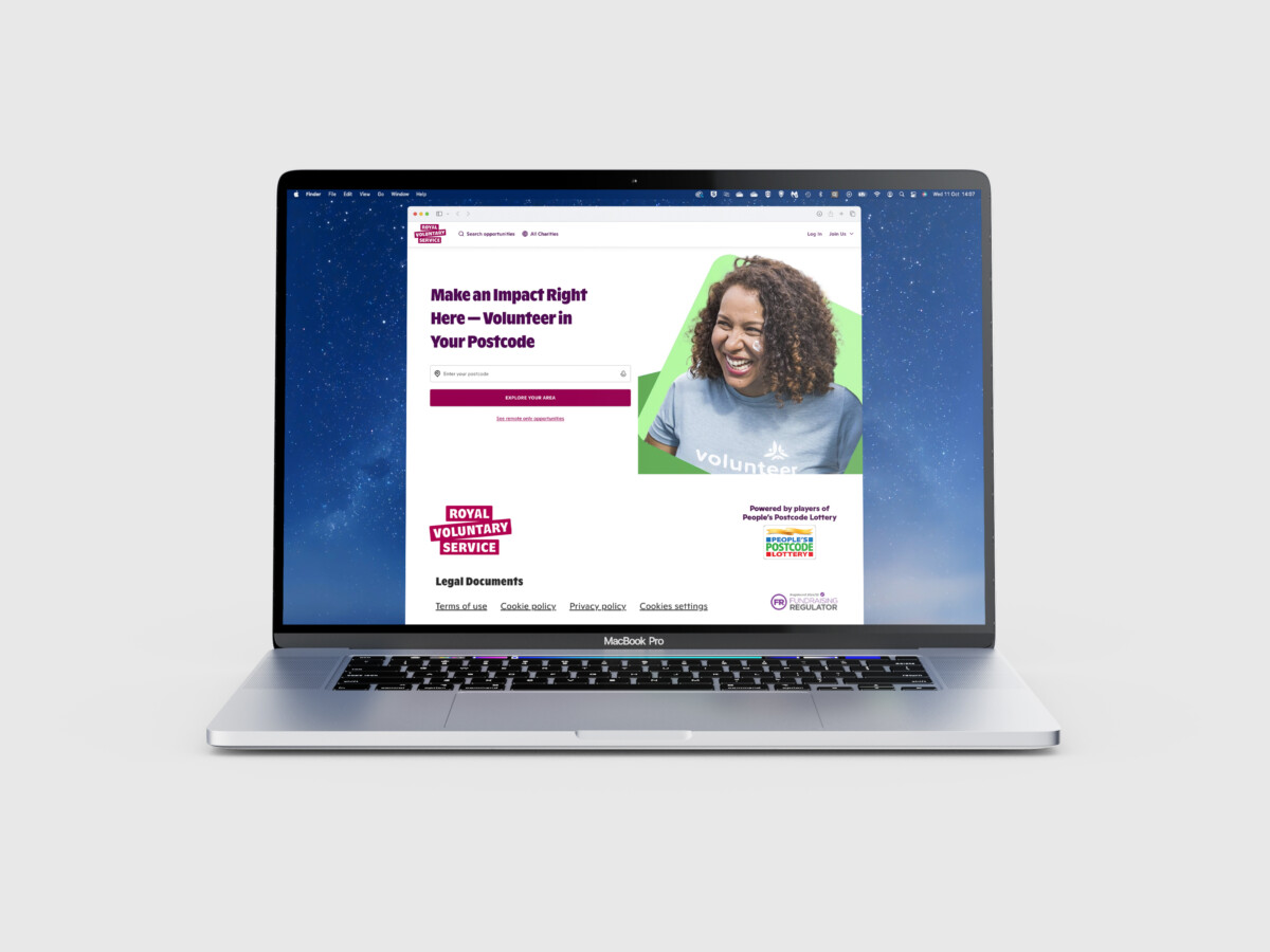 RVS platform on a laptop's screen