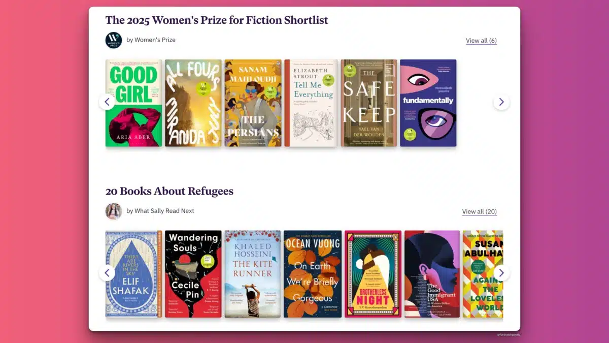 Selected books available from Bookshop.org