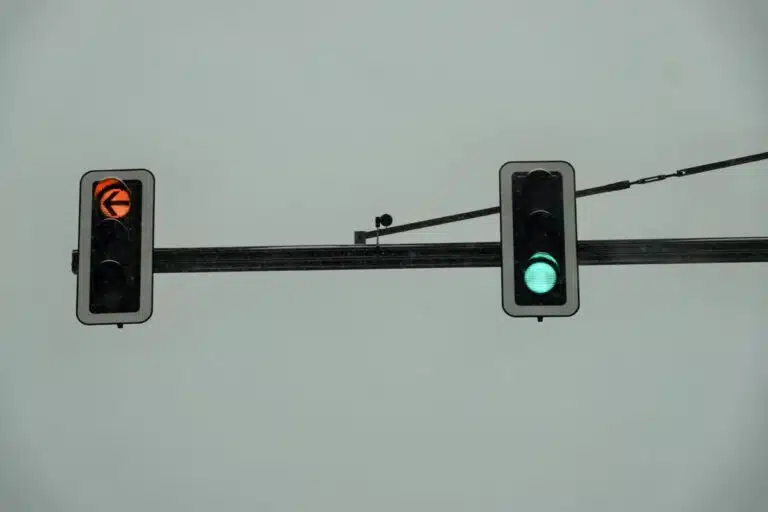 Stop or go - traffic lights.