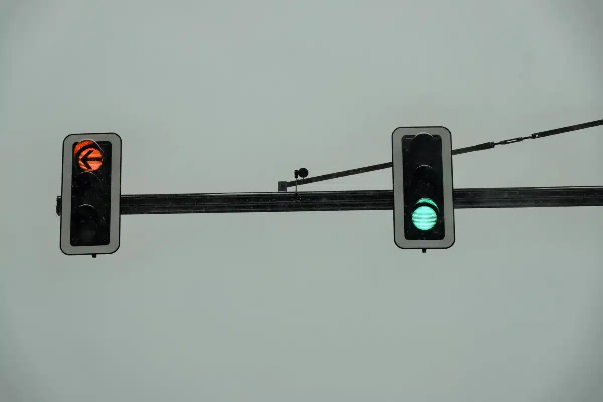 Stop or go - traffic lights.