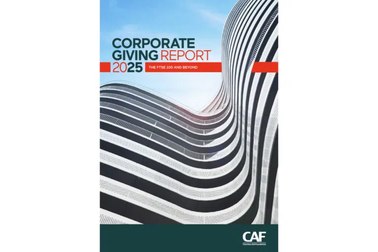 CAF Corporate Giving Report 2025 - cover