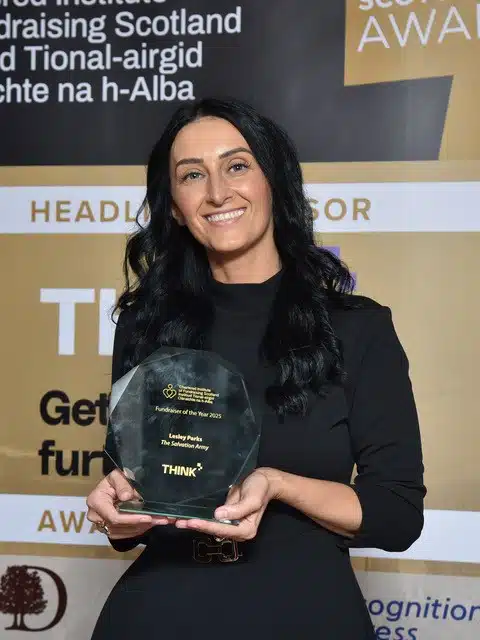 Lesley Parks of The Salvation Army wins Fundraiser of the Year