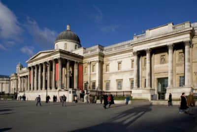 The National Gallery building from outside