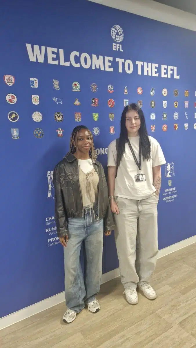 Ayomide Adeyemi and Abbie Brown, who worked as Peer Researchers for the Peer Action Collective, previously funded through the #iwill Fund