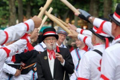 Morris dancers.