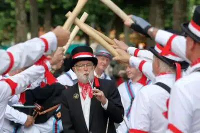 Morris dancers.