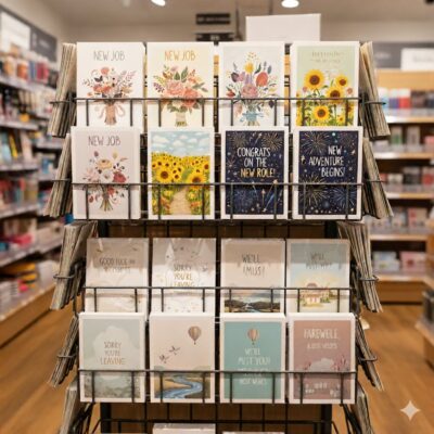 Greetings cards to mark new jobs. Created using Google Gemini AI by Howard Lake.