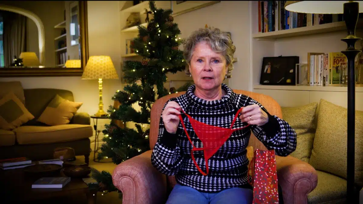 Dame Imelda Staunton receives surprising gift from Dame Judi Dench in charity Christmas film