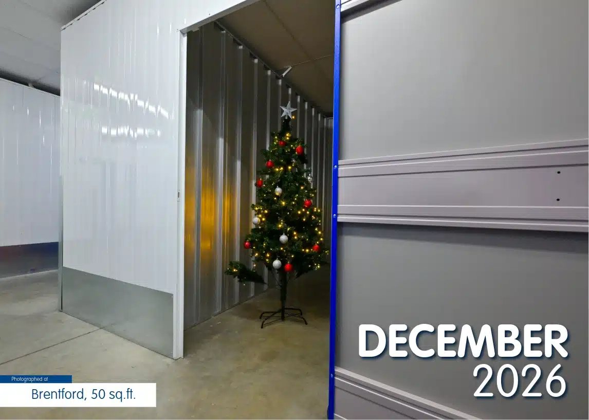 December's image for the Access Self-Storage charity calendar 2026