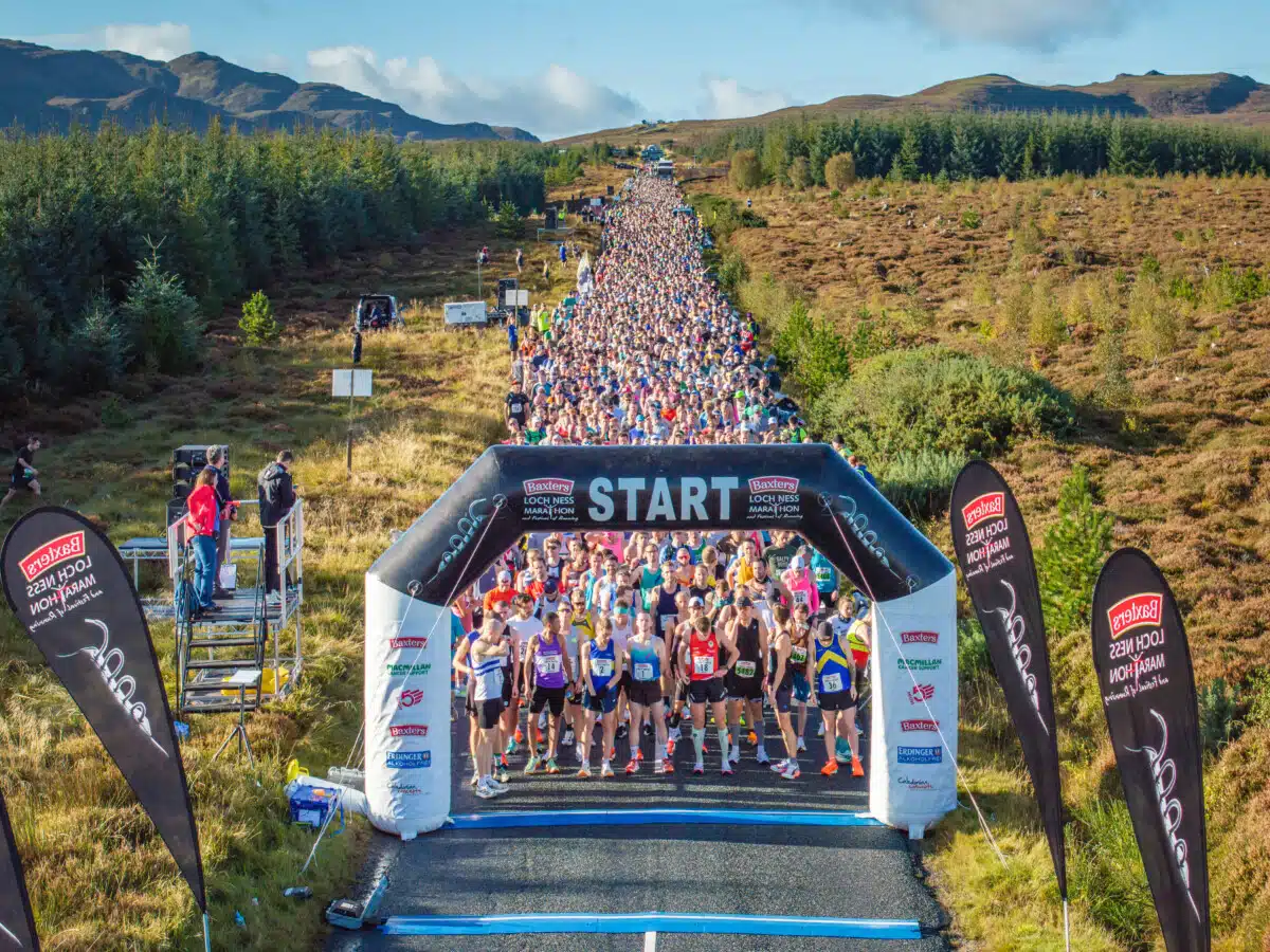The Baxter's Loch Ness Marathan start in 2025