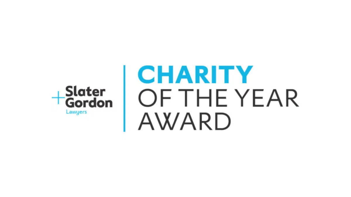 Slater and Gordon Charity of the Year logo
